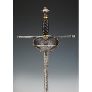 Spanish Iron Sword Called Bivalve, 18th Century.