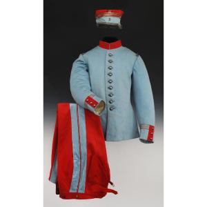 ENSEMBLE D’UN CAPITAINE AU 9ème RÉGIMENT DE CHASSEURS À CHEVAL D’AUCH, Troisième République. 
