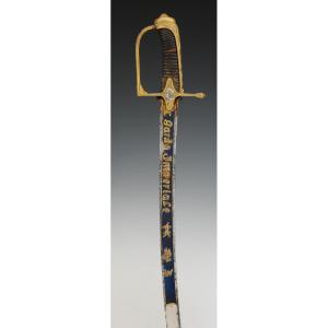 SABRE D'OFFICIER DES GRENADIERS À PIED DE LA GARDE IMPÉRIALE, Premier Empire, 1804-1814.