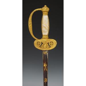 ÉPÉE DE LUXE D'OFFICIER dans le style de Nicolas Boutet, Premier Empire. 