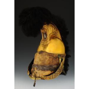 Officer's Helmet Of The 8th Regiment Of Dragoons (known As The Condé), Worn During The Hundred 