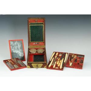 Toiletry Set Belonging To General Jean Maximilien, Baron Lamarque, First Empire