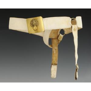 CEINTURON PORTE-SABRE DE MARÉCHAL DES LOGIS DE GRENADIERS À CHEVAL / DE DRAGON DE LA GARDE 1805