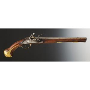 Officer's Saddle Pistol, Pre-regulation Model, Circa 1730. 34636