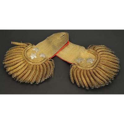 Paire d'Épaulettes De Lieutenant-général, 1786-1791, Ancienne Monarchie - Révolution.