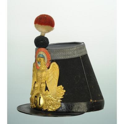 Shako Of Staff Officer Of The 31st National Guard Battalion, Model 1852