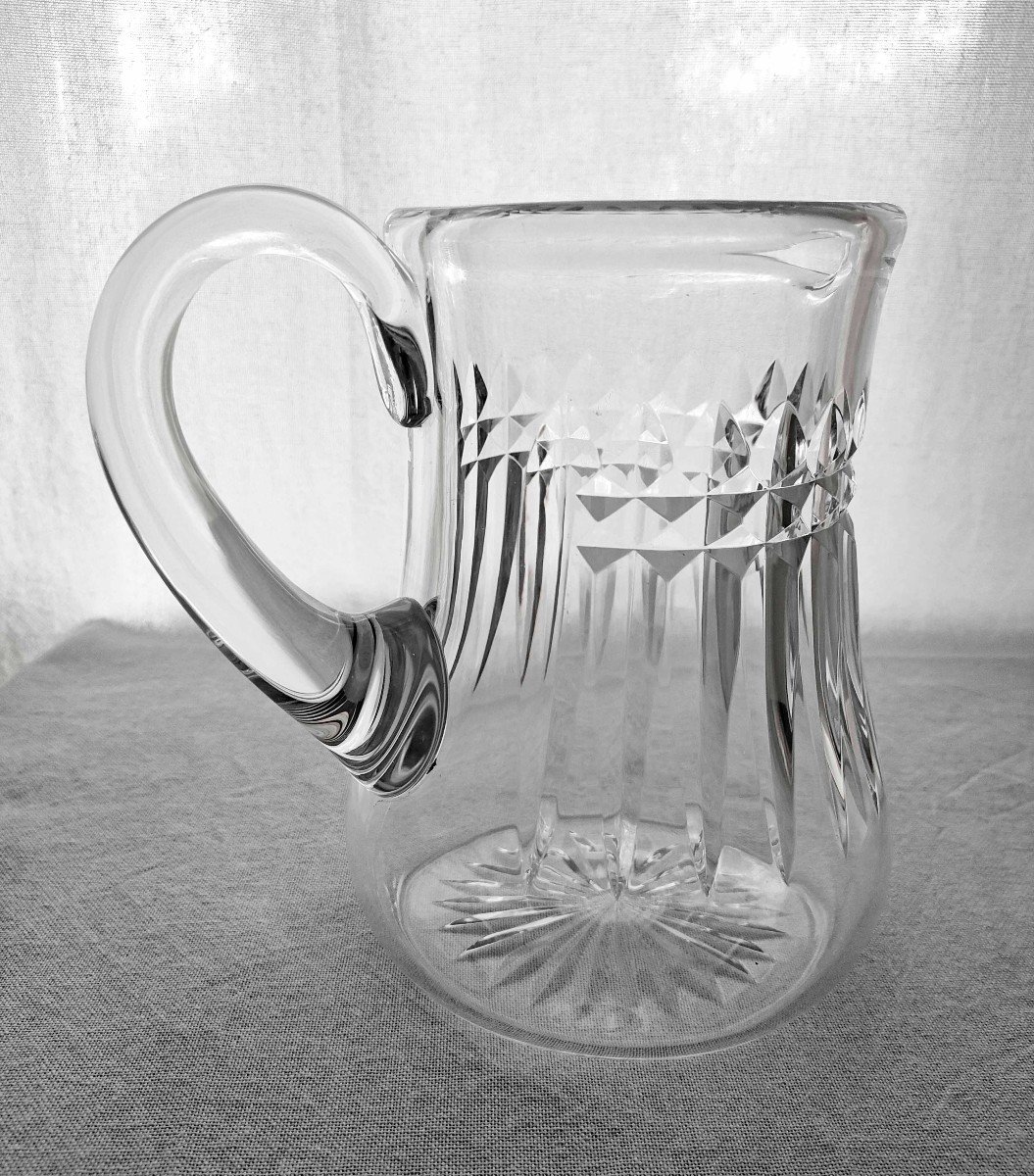 Baccarat Crystal Pitcher Piccadilly Model-photo-2