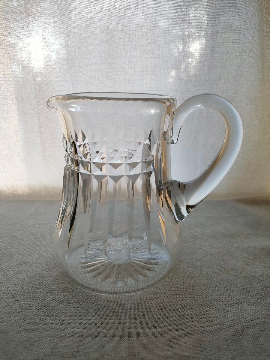 Baccarat Crystal Pitcher Piccadilly Model-photo-4