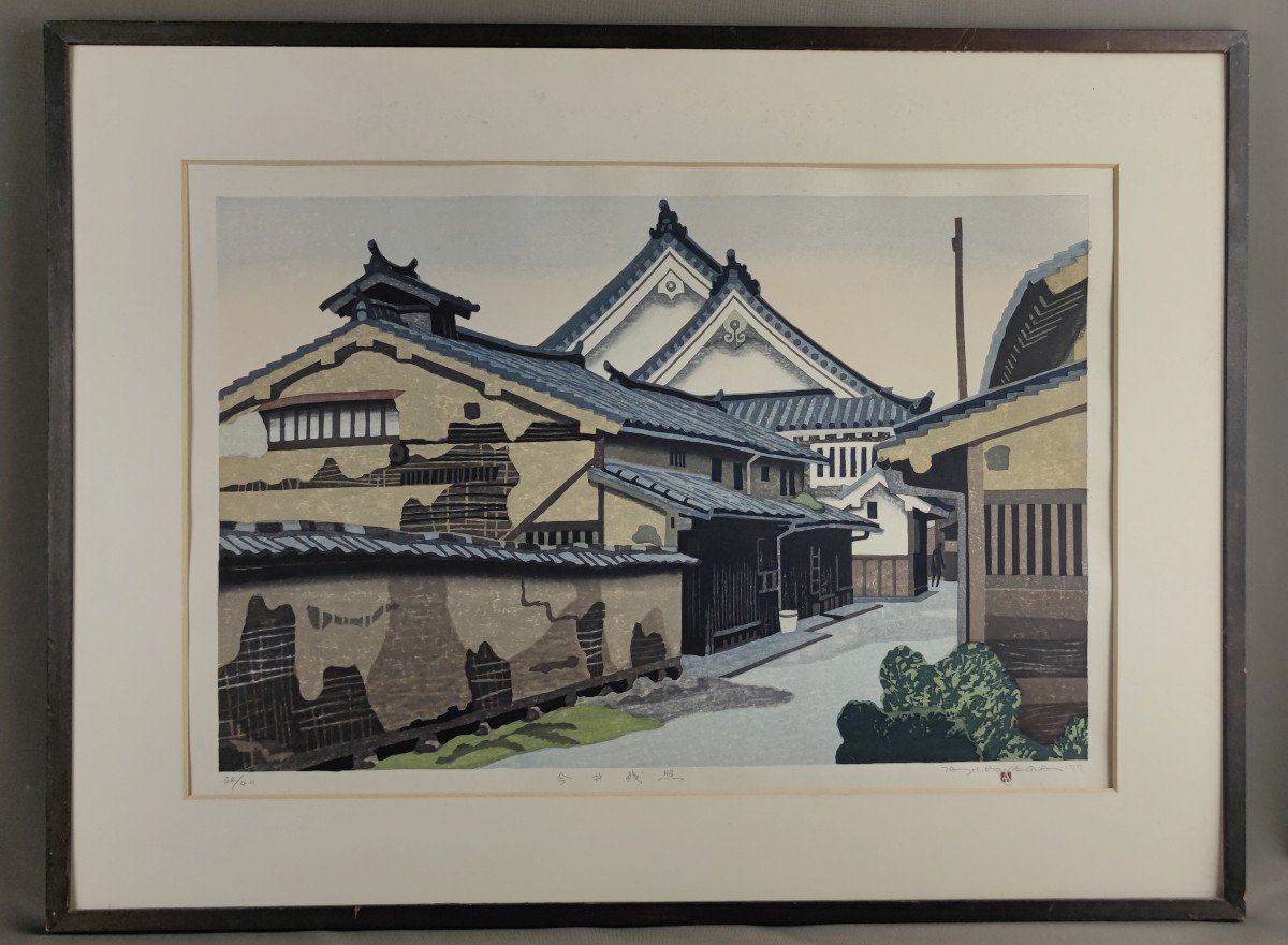 Takehiko Hironaga 1977, Woodcut