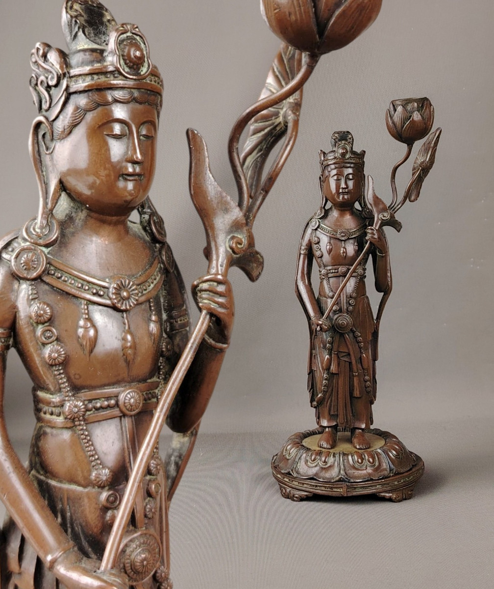 Statue représentant un Bodhisattva, Japon, Période Meiji 
