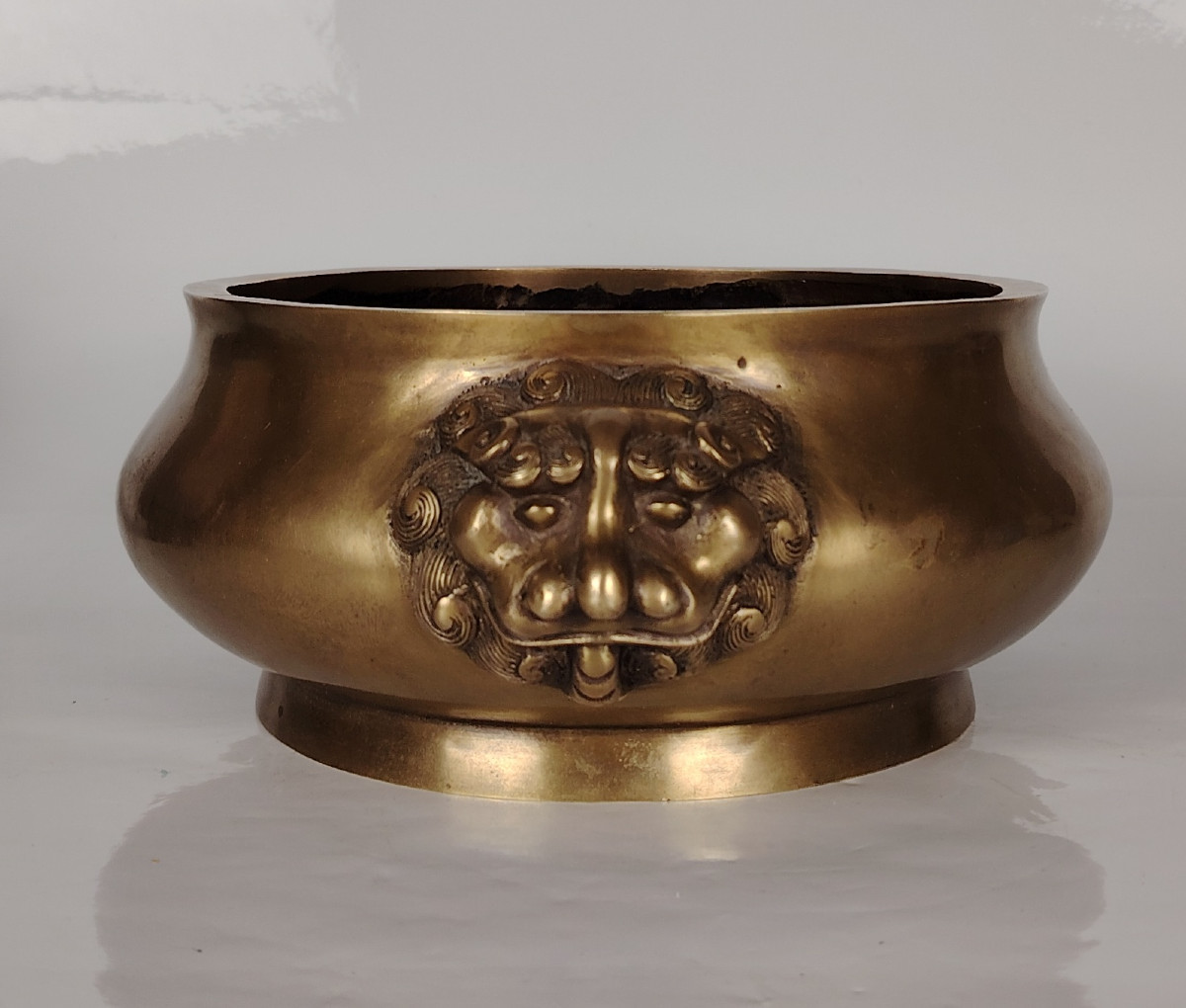 Brûle Parfum en bronze, Marque Xuande, Chine 19ème -photo-2