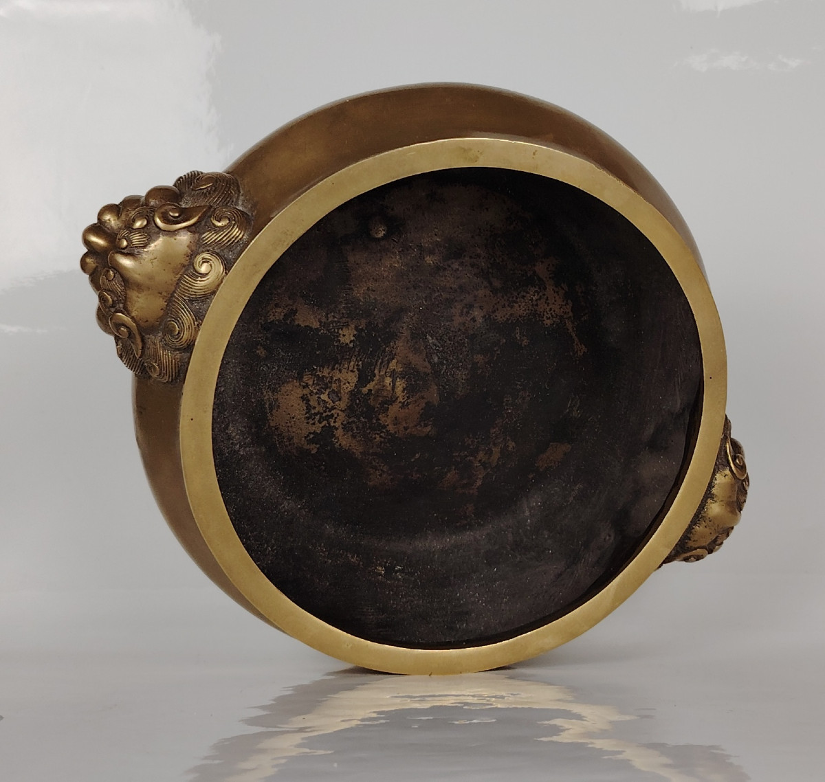 Brûle Parfum en bronze, Marque Xuande, Chine 19ème -photo-6