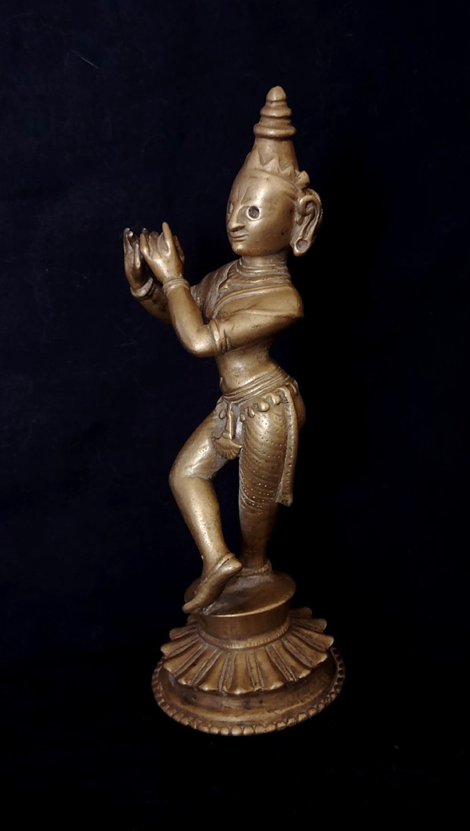 Krishna Venugopala In Bronze – Orissa, India, 18th Century-photo-3