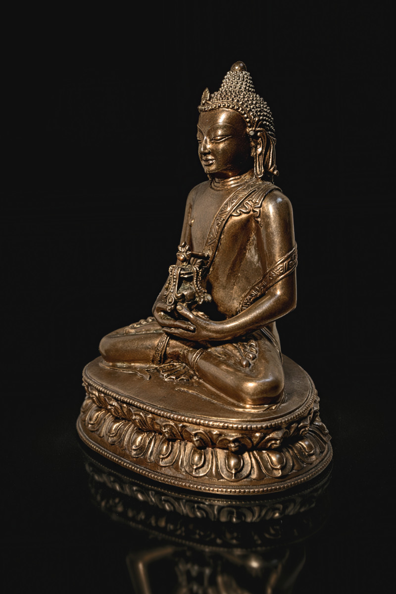 A Copper Alloy Figure Of Amitayus, Tibet 15-16th-photo-1