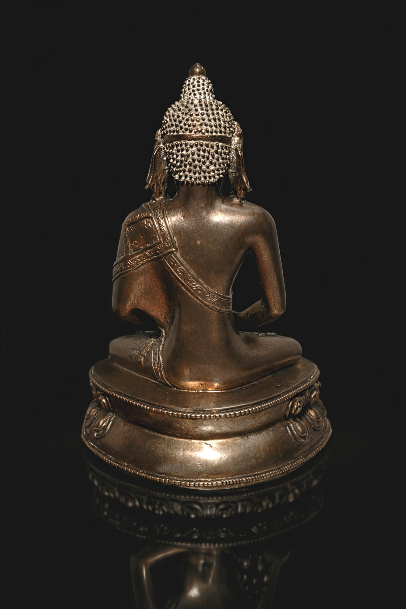 A Copper Alloy Figure Of Amitayus, Tibet 15-16th-photo-4