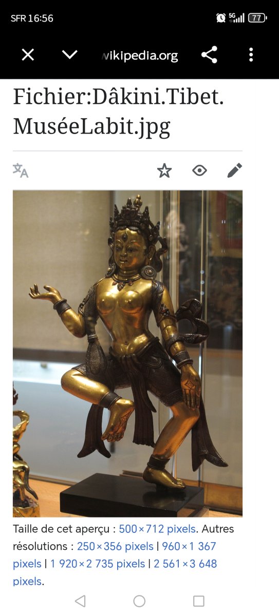 Bronze Of A Dakini, Tibet, 19th–20th Centuries. -photo-6