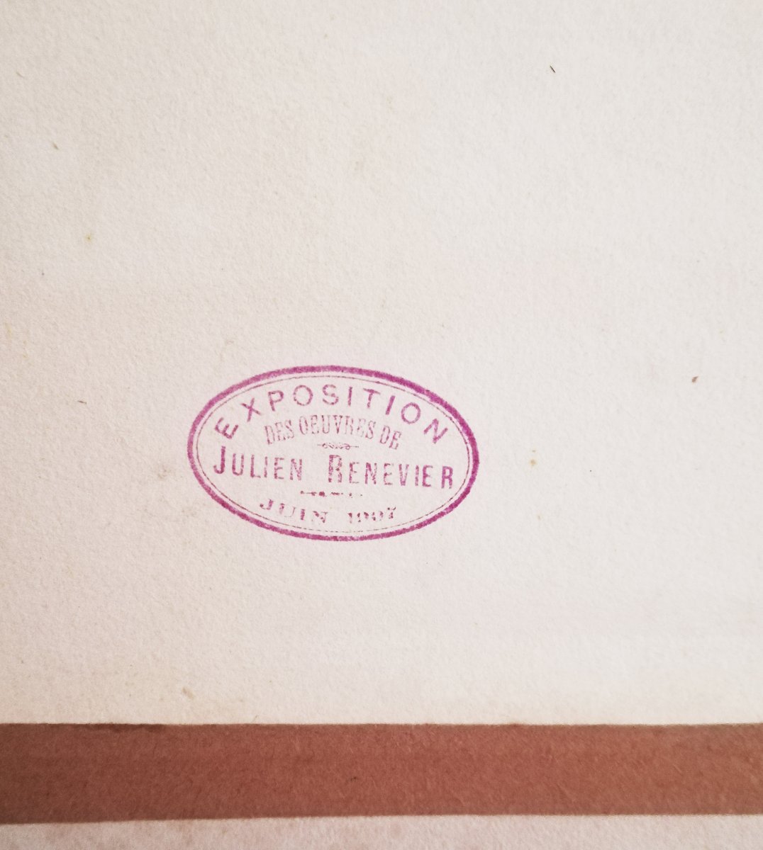 Watercolor By Renevier Julien 1847 - 1907-photo-1