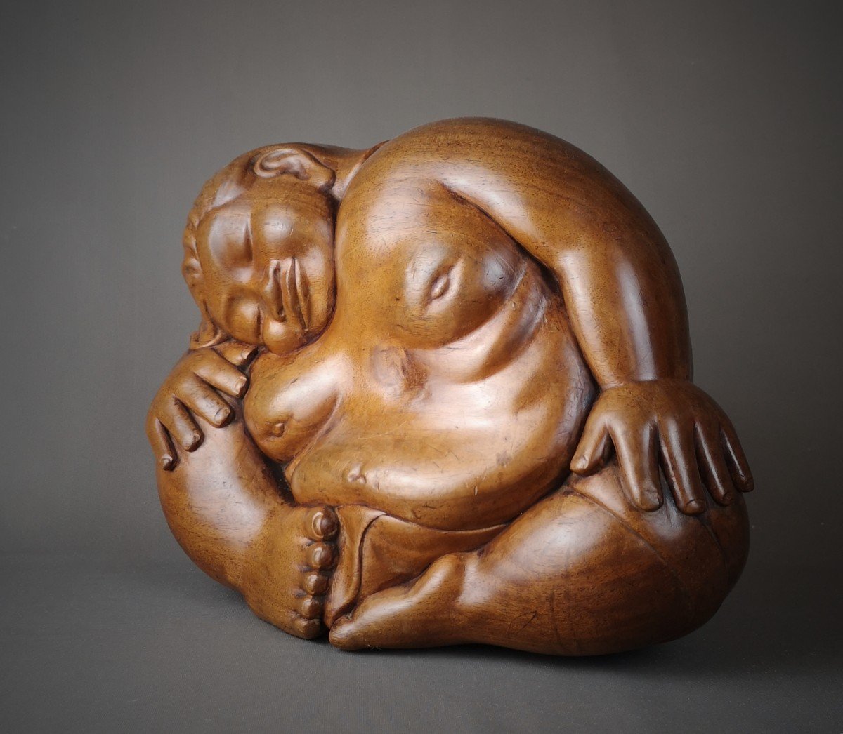 Indonesie, Bali, Sculpture En Bois Par Ketut Widia-photo-1