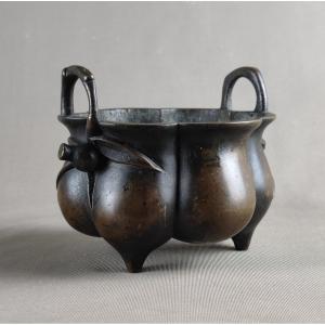 China 18-19th, Perfume Burner In Bronze