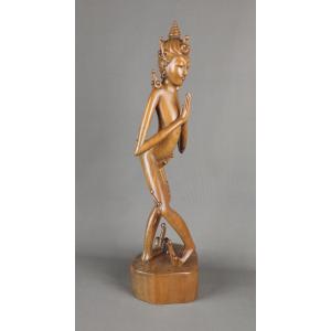 Indonesia, Bali, Wooden Statue