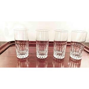 4 Baccarat Orangeade Or Whiskey Glasses, Piccadily Model