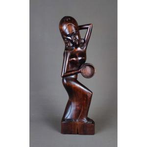 Indonésie, Bali - Sculpture En Bois Vers 1920-1930