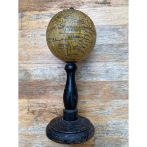 Miniature Terrestrial Globe Before 1850
