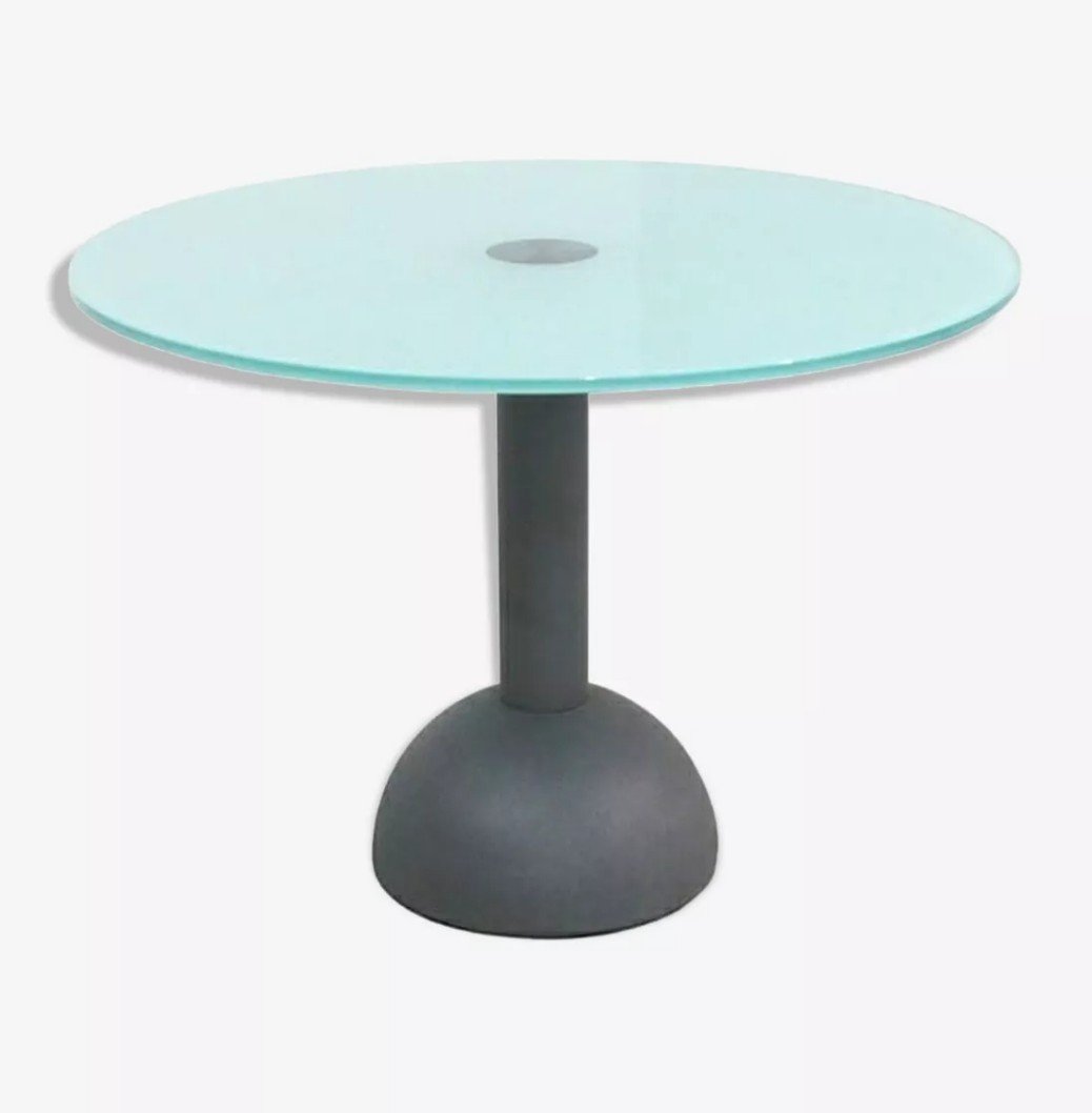  Lella & Massimo Vignelli Pedestal Table For Poltrona Frau -photo-1