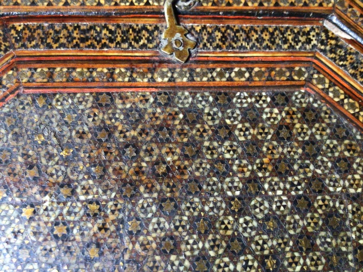 Porte-Coran en marqueterie khatam kari, Perse fin XIXe sièle - N.80296