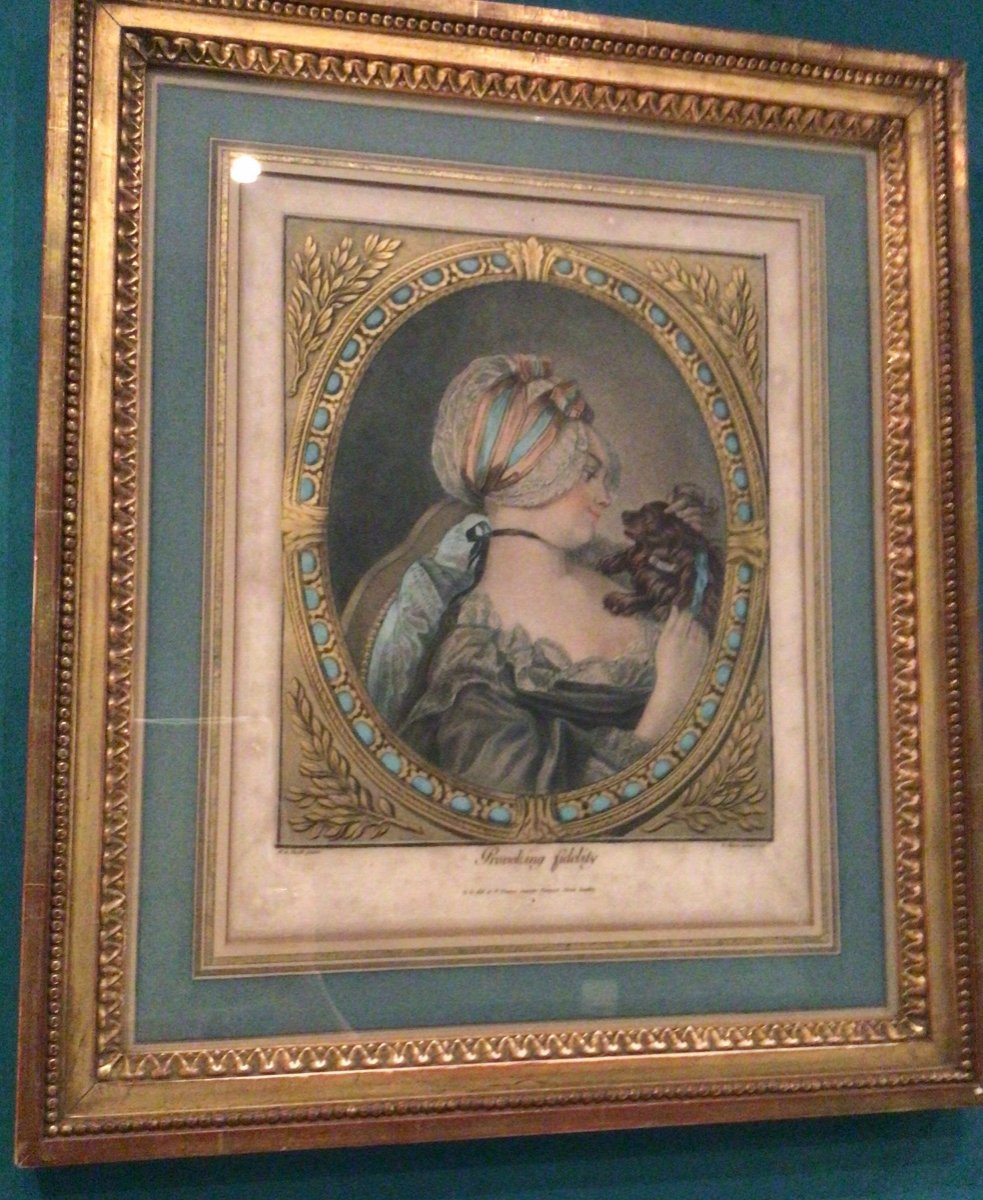 Provoking Fidelity Gravure Louis Marin 1775  18 ème -photo-3