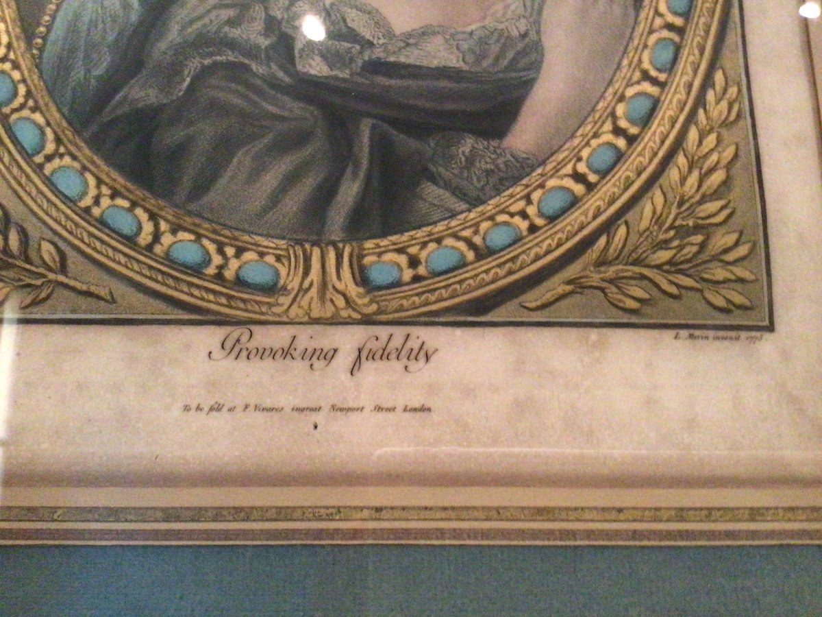 Provoking Fidelity Engraving Louis Marin 1775 18th-photo-2