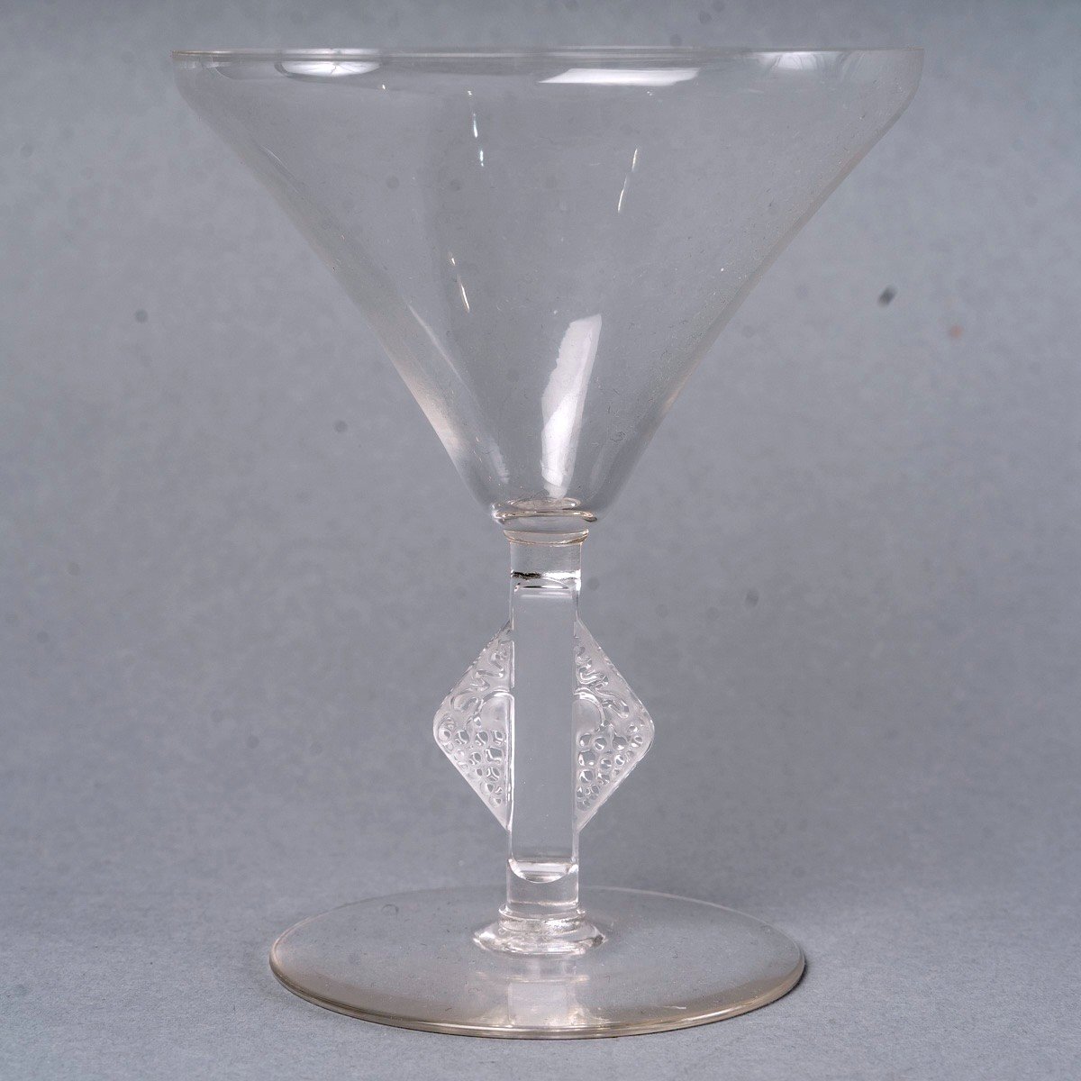 1924 René Lalique - Set Of Tablewares Glasses Savergne Clear Glass - 34 Pieces-photo-1