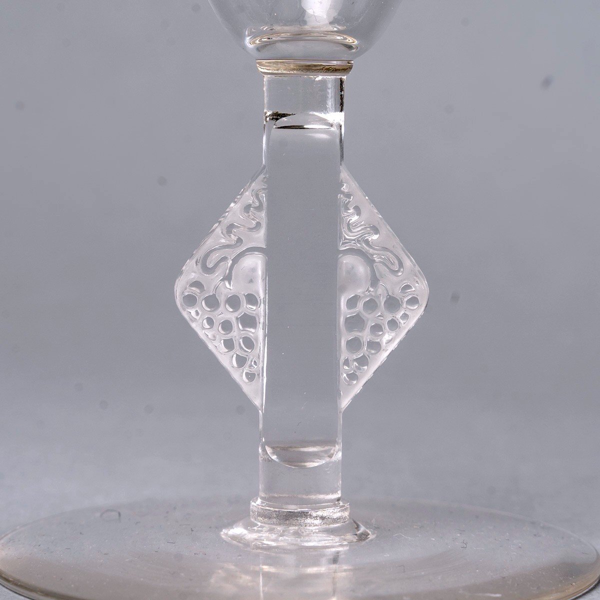 1924 René Lalique - Set Of Tablewares Glasses Savergne Clear Glass - 34 Pieces-photo-2