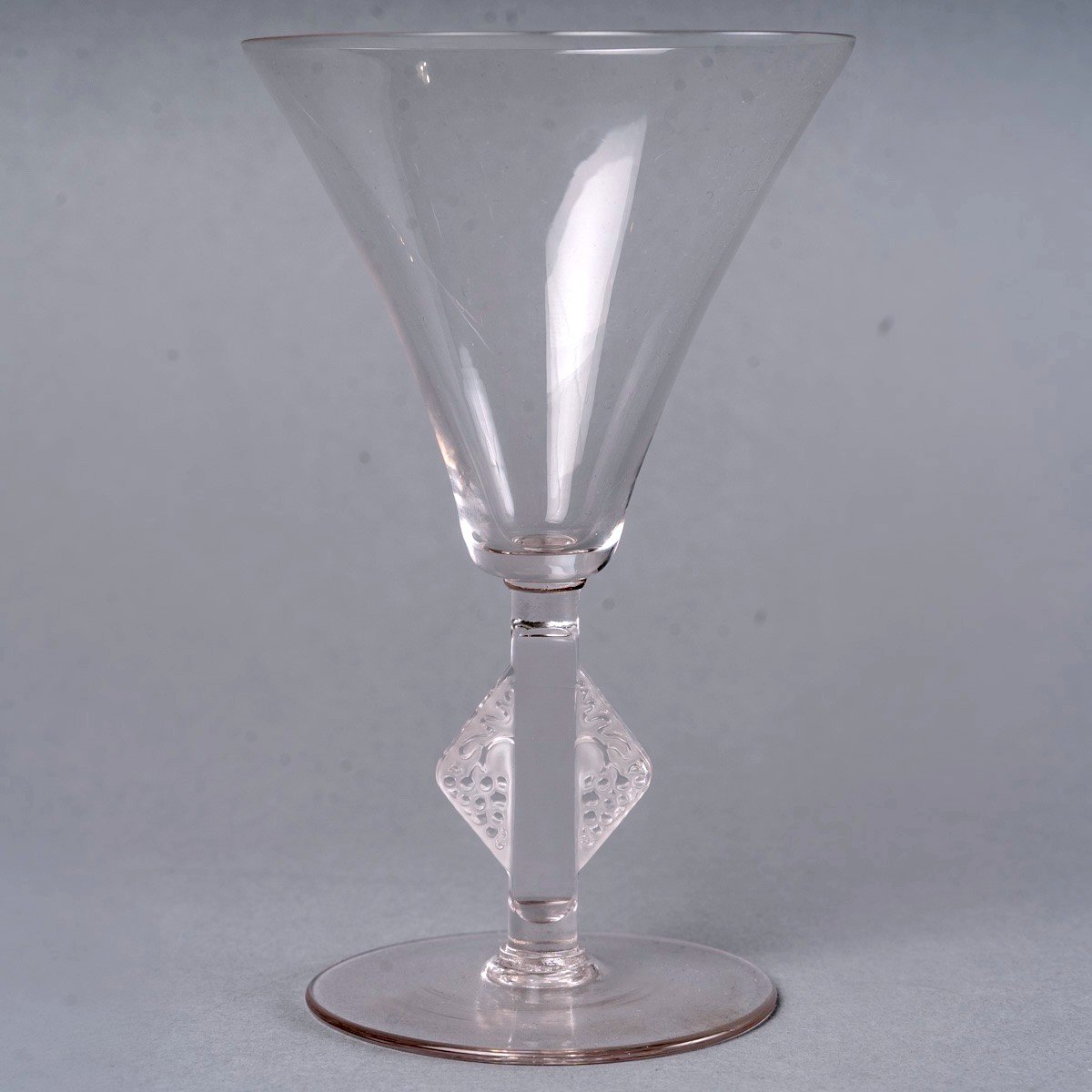1924 René Lalique - Set Of Tablewares Glasses Savergne Clear Glass - 34 Pieces-photo-4