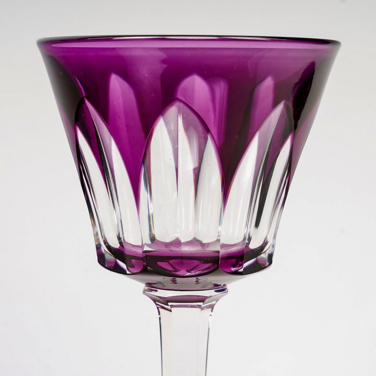 Baccarat - Service De Verres Caracas Cristal Taillé De Couleur-photo-4