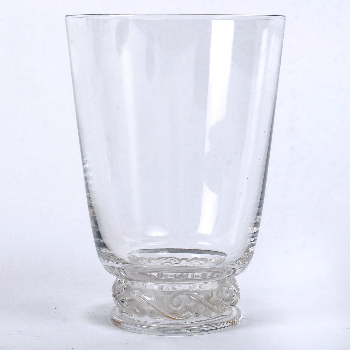 1950 Marc Lalique - Service De Gobelets Verres Saint Hubert Cristal 36 Pièces-photo-3