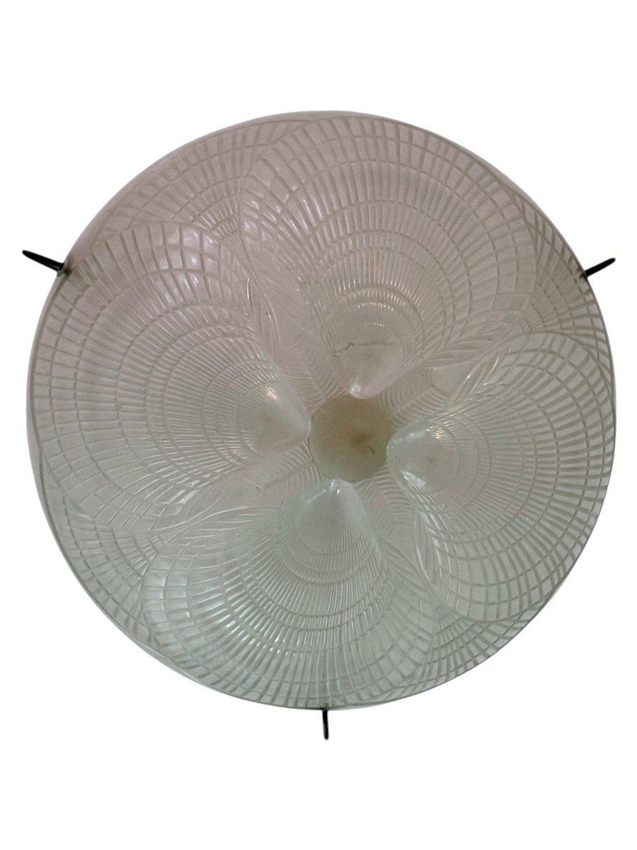 1921 René Lalique - Chandelier Coquilles Shells Glass-photo-3