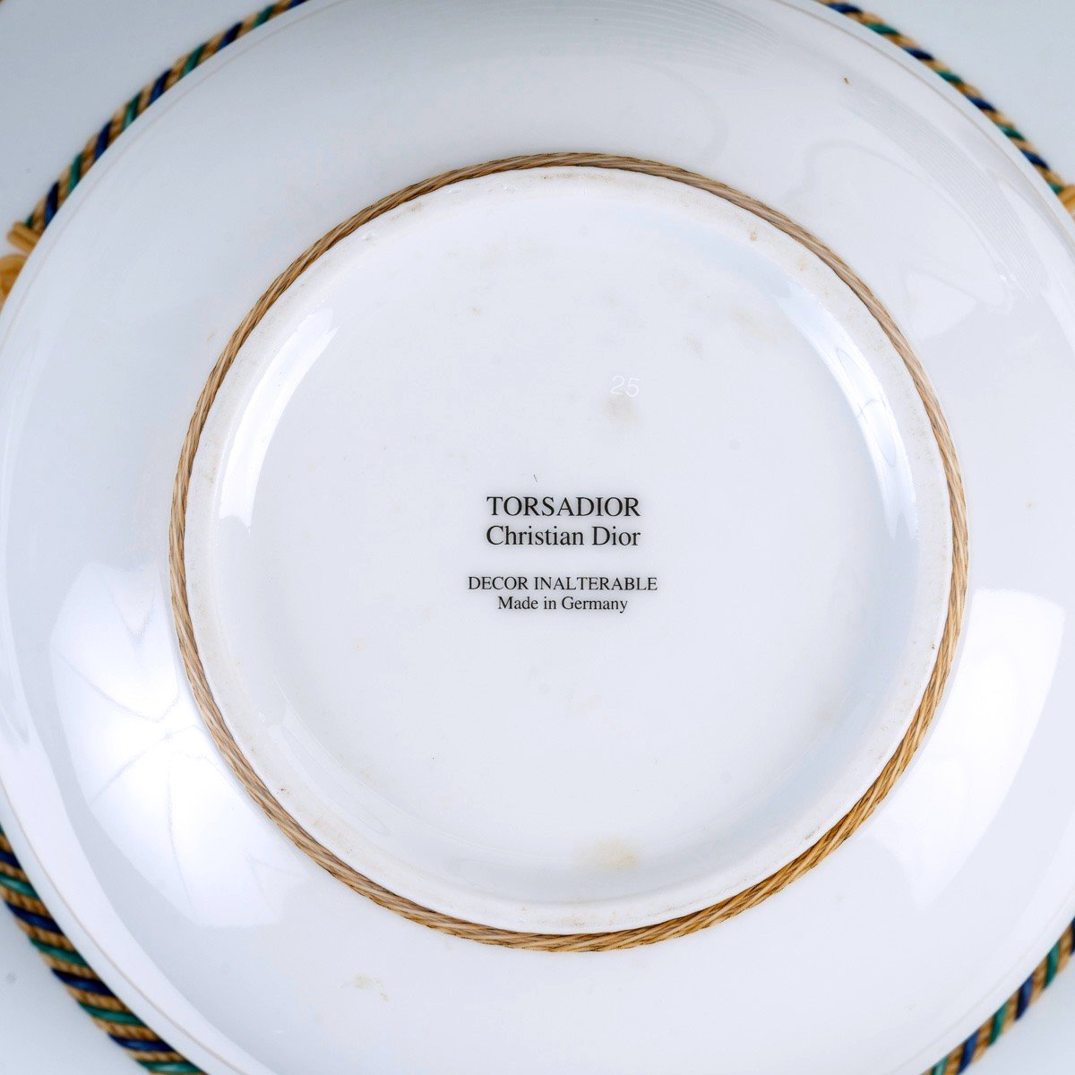 Christian Dior - Service De Table Torsadior Porcelaine - 41 Pièces - 12 Personnes-photo-4