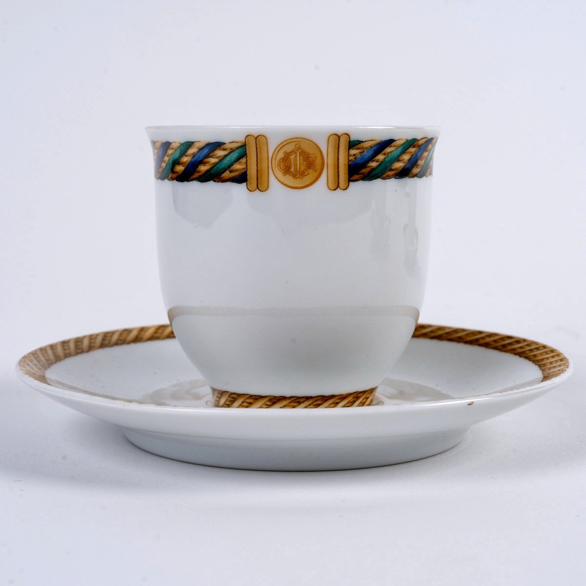 Christian Dior - Service à Café Torsadior Porcelaine - 12 Personnes-photo-4