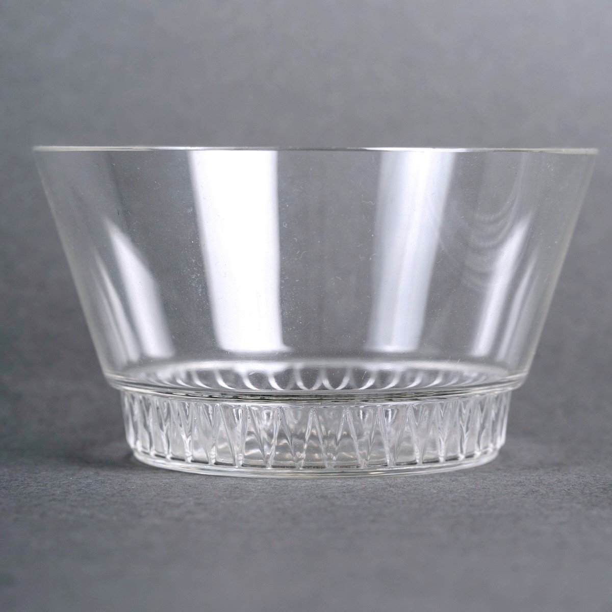 1933 René Lalique - Service Art Déco Bourgueil Verre Blanc - 8 Bols + 8 Assiettes-photo-4