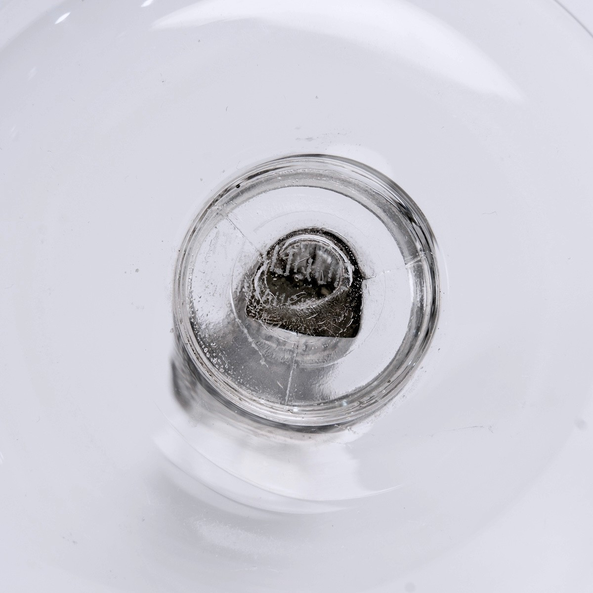 1925 René Lalique - Pintray Ashtray Statuette Source De La Fontaine Glass With Grey Patina-photo-1