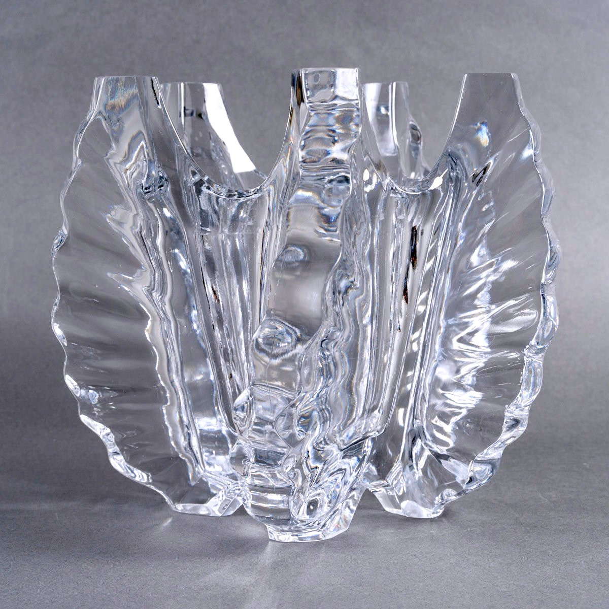 1950 Marc Lalique - Vase Mandragon Crystal-photo-4