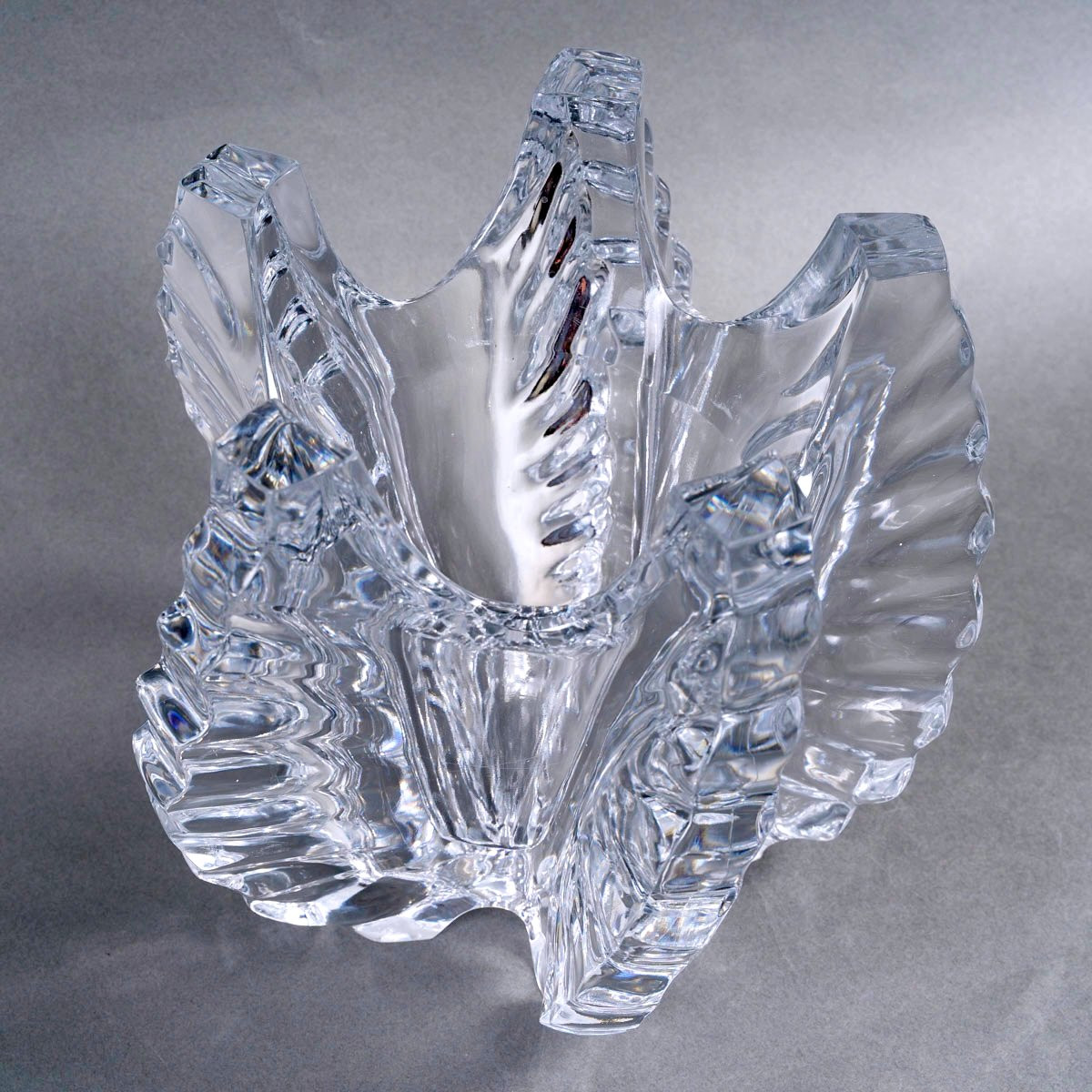 1950 Marc Lalique - Vase Mandragon Crystal-photo-1