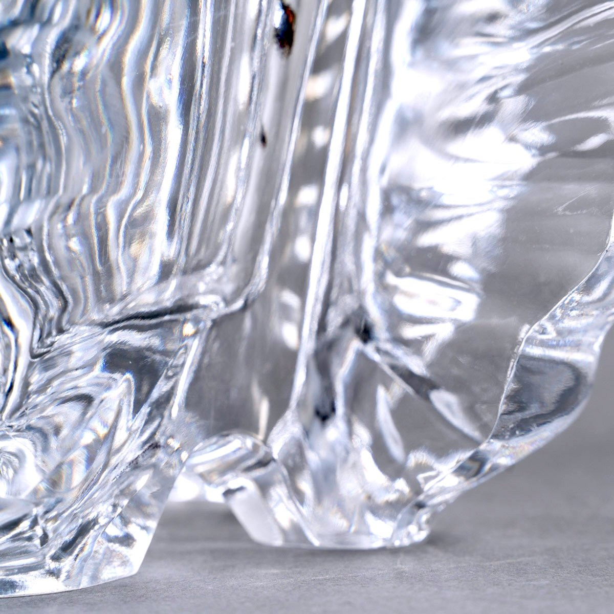 1950 Marc Lalique - Vase Mandragon Crystal-photo-3