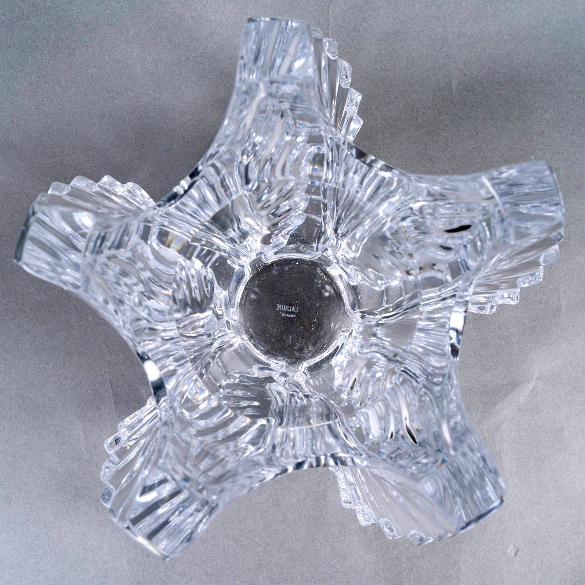 1950 Marc Lalique - Vase Mandragon Crystal-photo-5