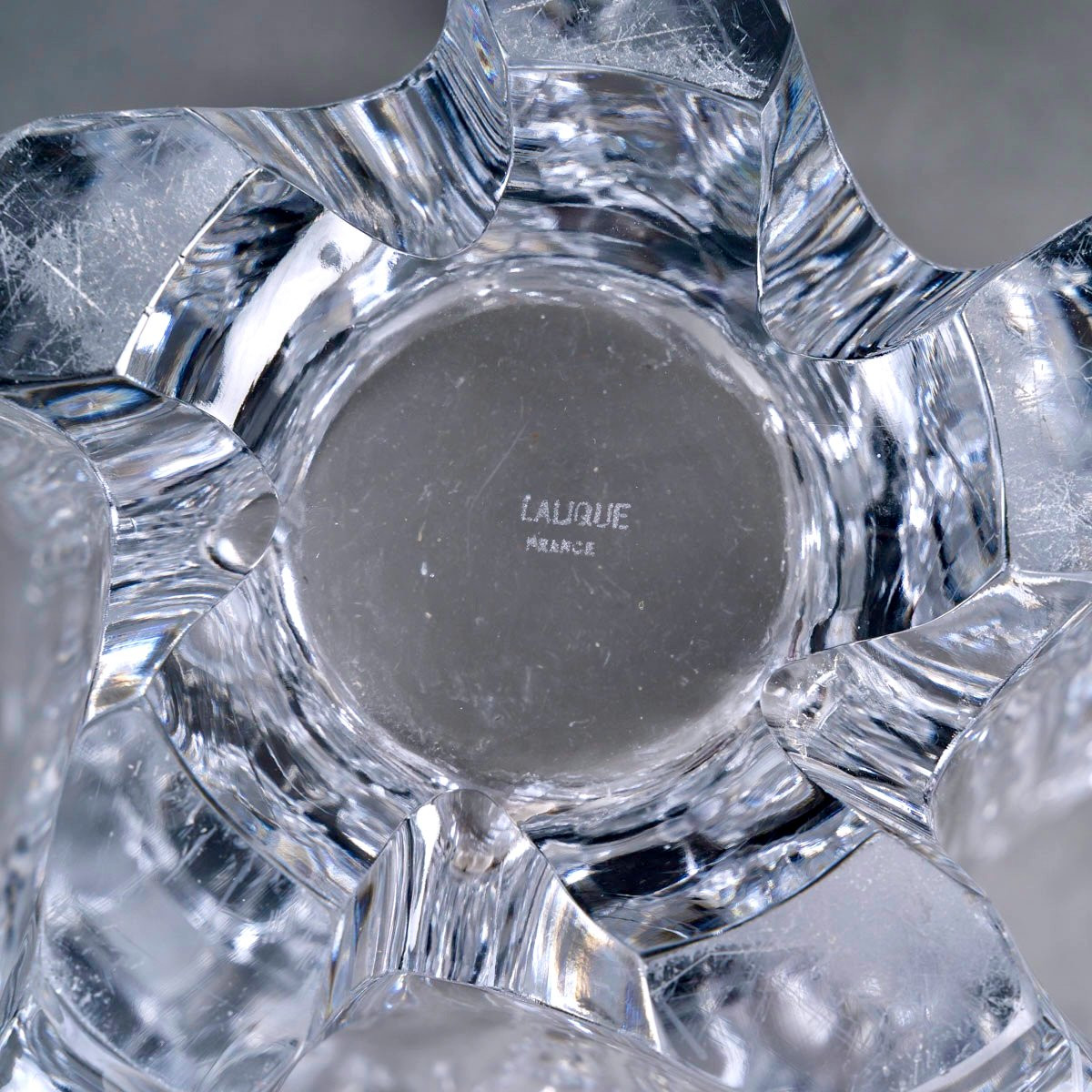 1950 Marc Lalique - Vase Mandragon Crystal-photo-6