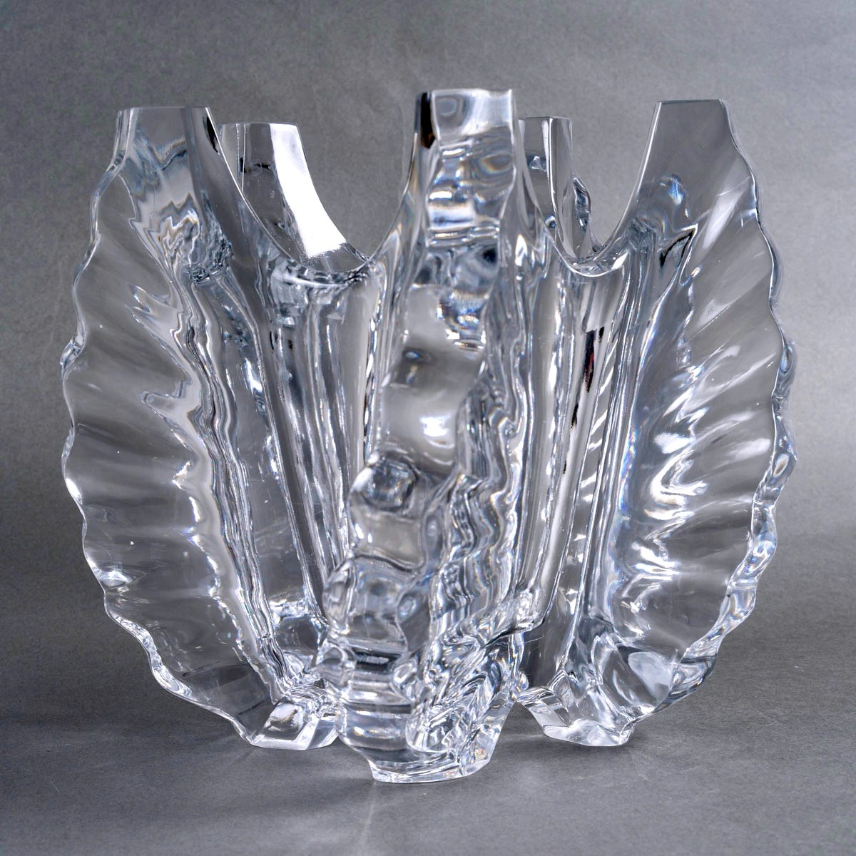 1950 Marc Lalique - Vase Mandragon Crystal