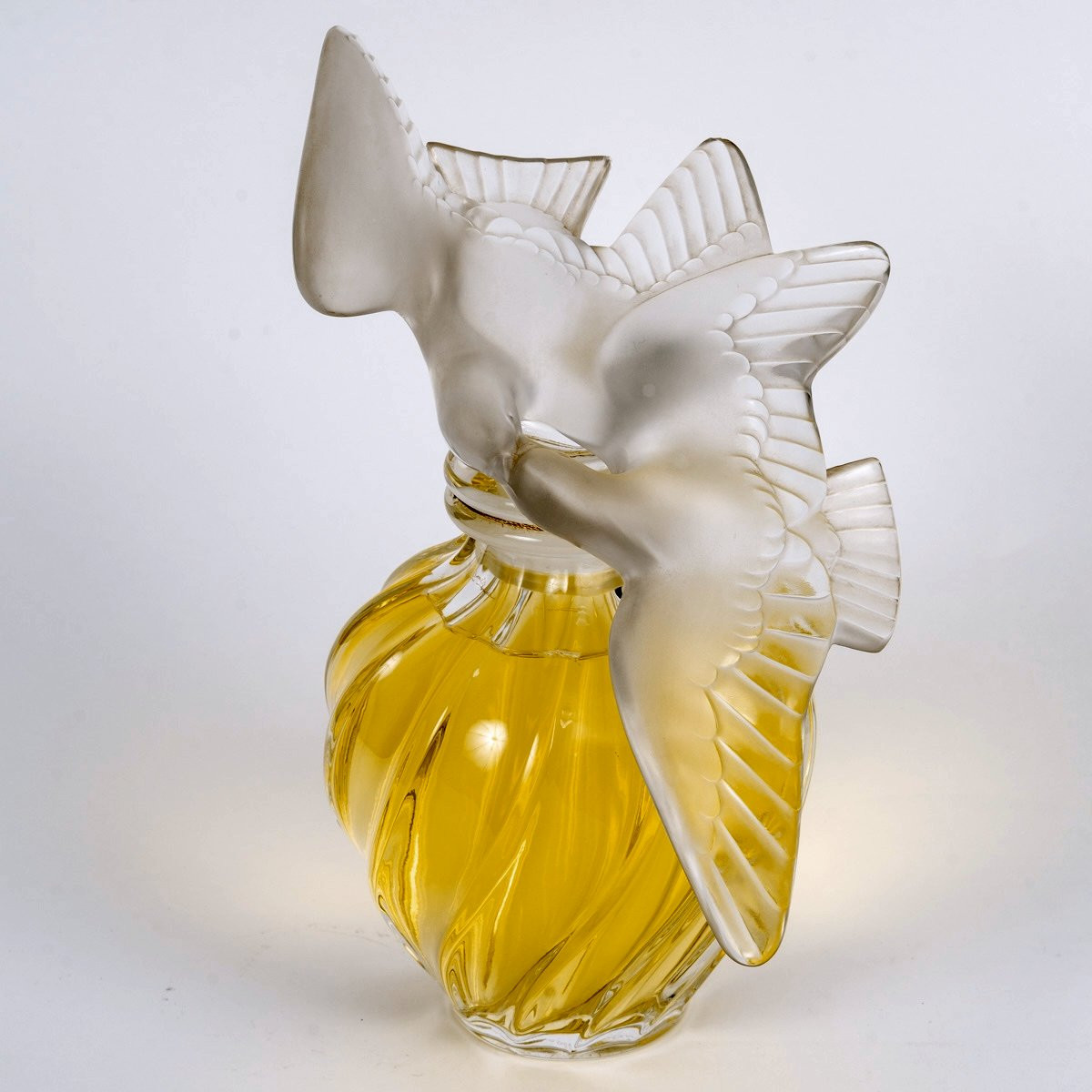 1948 Marc Lalique - Flacon Géant L'Air du Temps Cristal pour Nina Ricci-photo-2