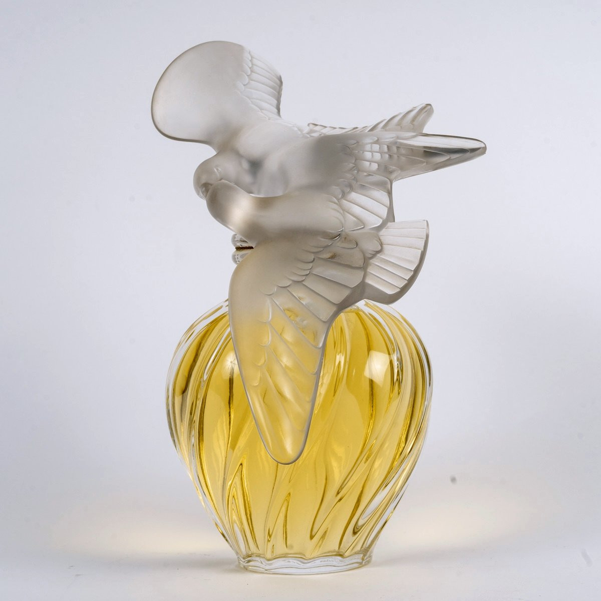 1948 Marc Lalique - Flacon Géant L'Air du Temps Cristal pour Nina Ricci-photo-3