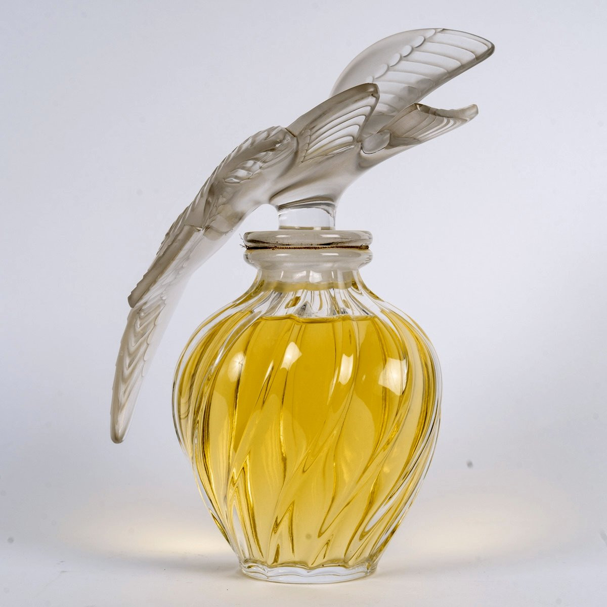 1948 Marc Lalique - Flacon Géant L'Air du Temps Cristal pour Nina Ricci-photo-4